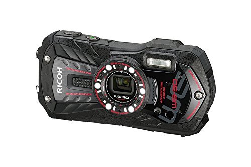 RICOH 防水デジタルカメラ RICOH WG-30 エボニーブラック 防水12m耐ショック1.5m耐寒-10度 RICOH WG-30 BK  04591｜au PAY マーケット