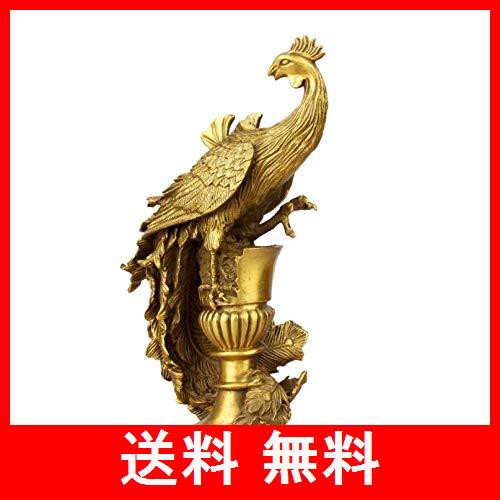 イスイ）YISHUI 風水 銅製 鳳凰 鳥の王 飾り物 風水グッズ オブジェ