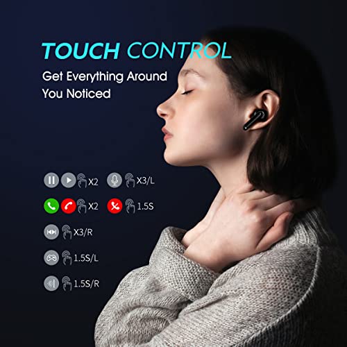 QCY ワイヤレスイヤホン アクティブノイズキャンセリング ハイブリッド ANC 外音取り込み 専用アプリ対応 IPX5 防水 ブラック 黒 QCY-HT0の通販は
