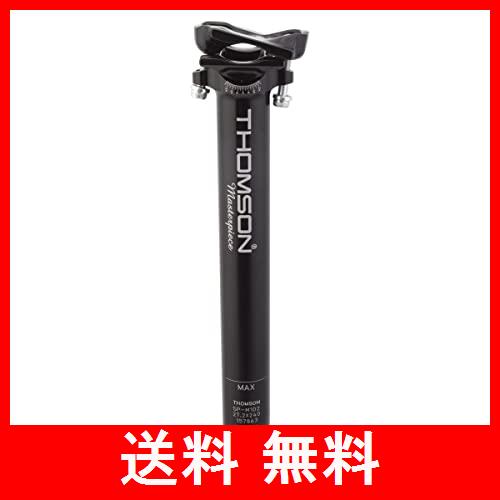 THOMSON(トムソン) MASTERPIECE シートポスト セットバック無 SPM102BK ブラック 27.2mm/240mmの通販は