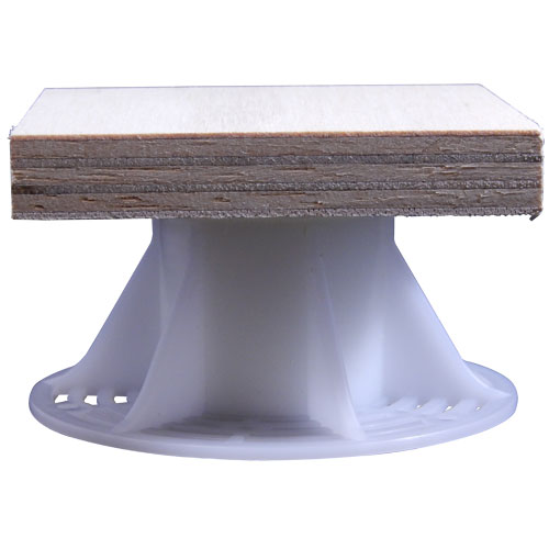 フクビ化学工業 乾式二重床システム フリーフロア プラ木レン 3A型(床高さ調整範囲59〜83mm) PM3A 1箱(100個入)の通販は