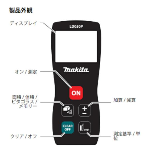 マキタ LD050P レーザー距離計の通販はau PAY マーケット - 島道具 