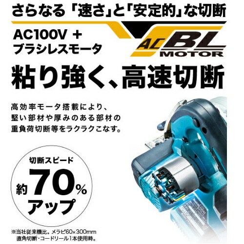 マキタ 165mm電子造作用精密マルノコ(厚切り込み65mm) HS6403(チップソー付き)_1