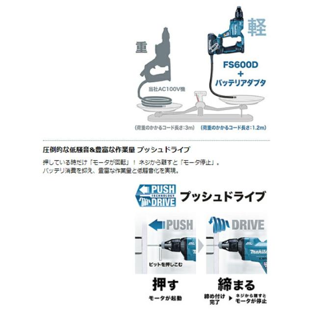 マキタ FS455DRG(青) 充電式スクリュードライバ(4500回転) 18V(6.0Ah)セット品 コードレス_3
