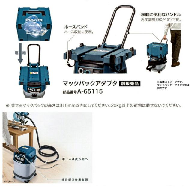 マキタ VC0830 集じん機(粉じん専用)8L 本体のみ(単相100V)