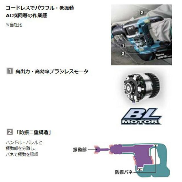 マキタ HK180DZK 充電式ケレン 18V (本体のみ・ケース付) コードレスの 