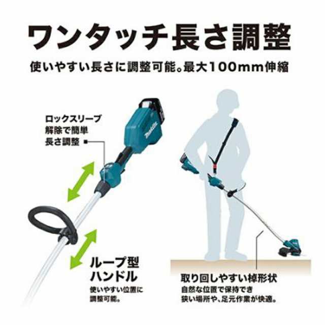 マキタ MUR189DZP(ピンク) 充電式草刈機 18V (※本体のみ・使用には別売