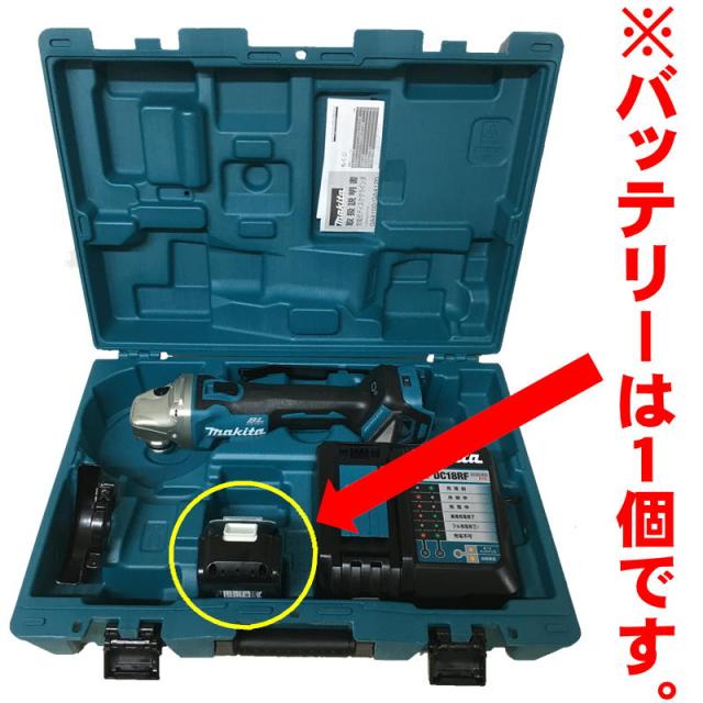 マキタ GA412DZ 100mm充電式ディスクグラインダ 18V セット品＋充電器＋バッテリ_1