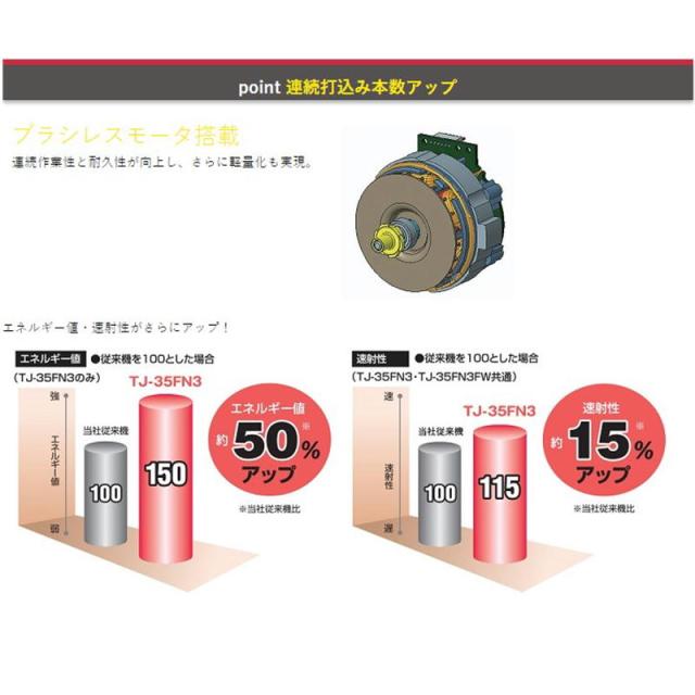 マックス TJ-35FN3 充電式フィニッシュネイラ 18V(本体のみ、ケース付 