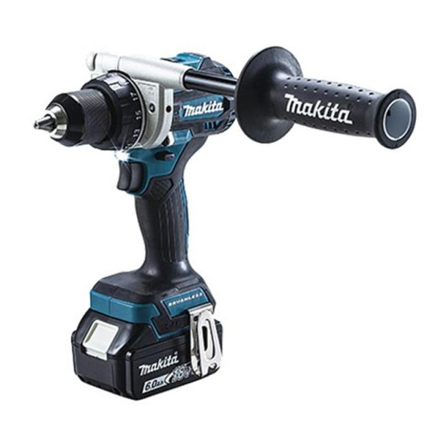マキタ DF486DRGX(青) 充電式ドライバドリル 18V(6.0Ah) セット品(本体・バッテリBL1860B×2個・充電器・ケース付) コードレス