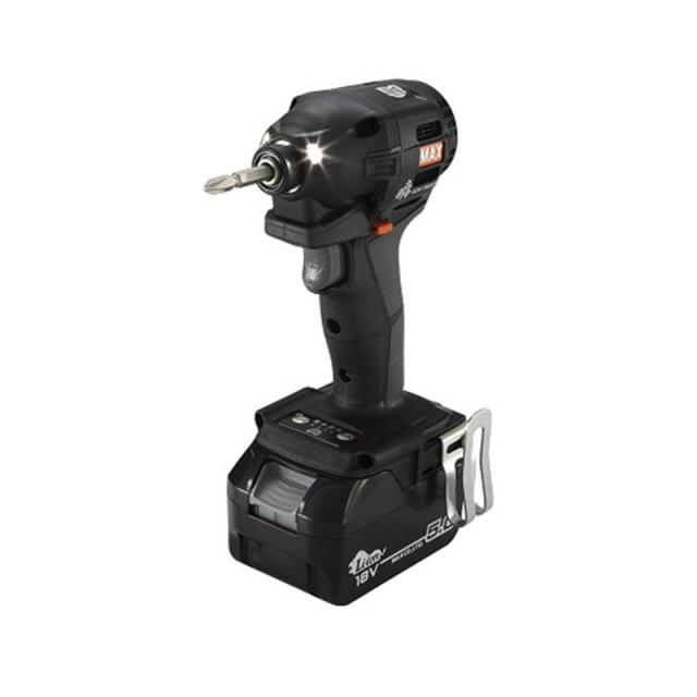 マックス PJ-ID153K-B2C/1850A 充電式インパクトドライバ(黒) 18V(5.0Ah)セット品 コードレス