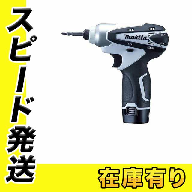 マキタ 充電式インパクトドライバ TD090DWXW(白)(10.8V 1.3Ah)セット品 ...