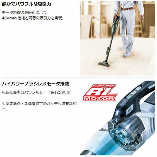 マキタ CL285FDZO 充電式クリーナー(掃除機) 18V 充電器 DC18RF バッテリ BL1830Bの通販はau PAY マーケット -  島道具【取扱い商品拡充☆在庫品は最短即日出荷！-プロツールからDIY工具まで-】 | au PAY マーケット－通販サイト