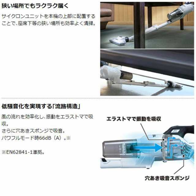 島道具オリジナルセット！ マキタ CL286FDZO 充電式クリーナー(掃除機