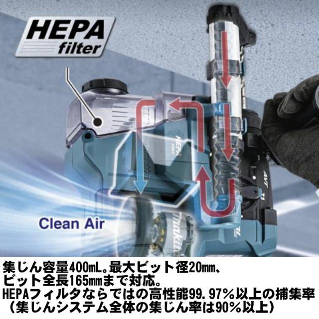マキタ HR010GRDXV 20mm充電式ハンマドリル 40Vmax (青) セット マキタ HR010GRDXV 20mm充電式ハンマドリル 40Vmax (青) セット
