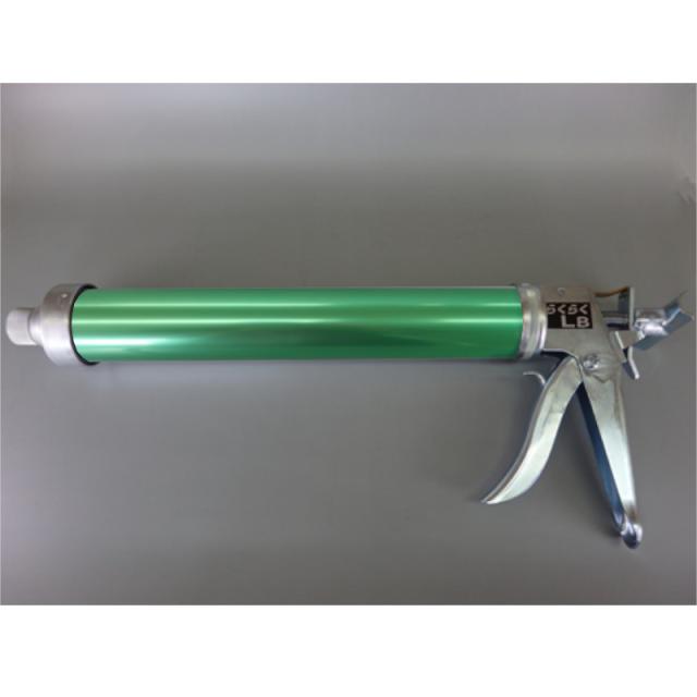 山本製作所 LB-SC-GR らくらくLB コーキングガン(ネジ・ストッパー式)650ml グリーン