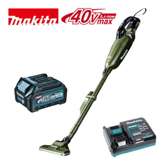 マキタ充電式クリーナ40Vmax オリーブ掃除機