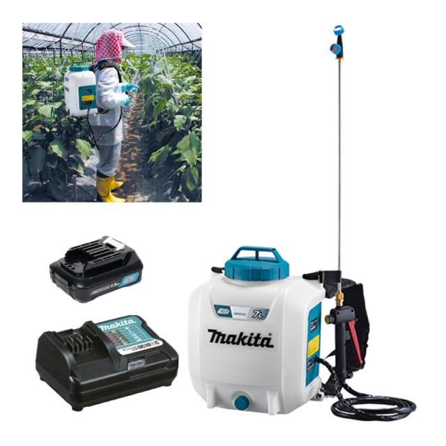 マキタ(makita) MUS077DWH 充電式噴霧器 10.8V 1.5Ah セット品(本体・BL1015×1個・充電器) (タンク容量:7L) コードレス