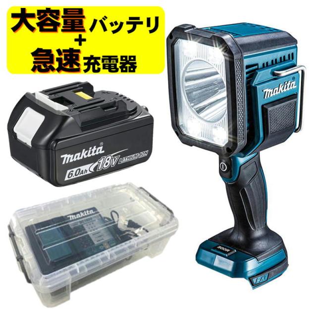 マキタ ML812 充電式LEDフラッシュライト 充電器 DC18RF バッテリ BL1860B