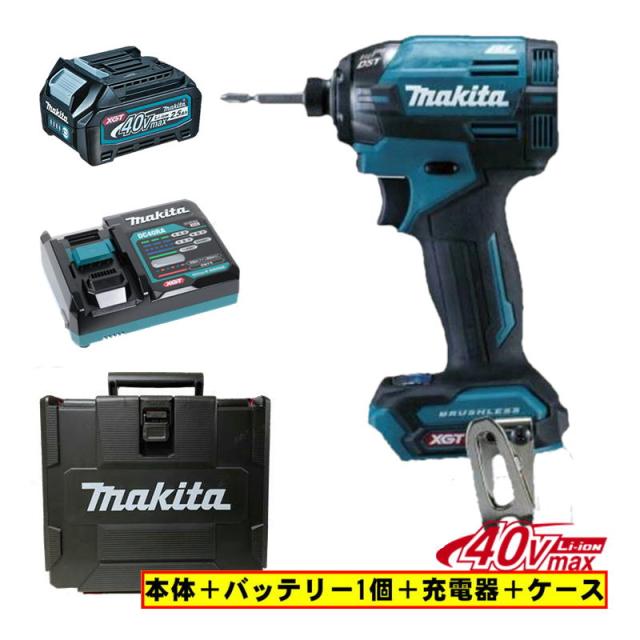 マキタ(makita) TD002GZ インパクトドライバ(青) (本体＋BL4025×1個＋充電器) 40Vmax