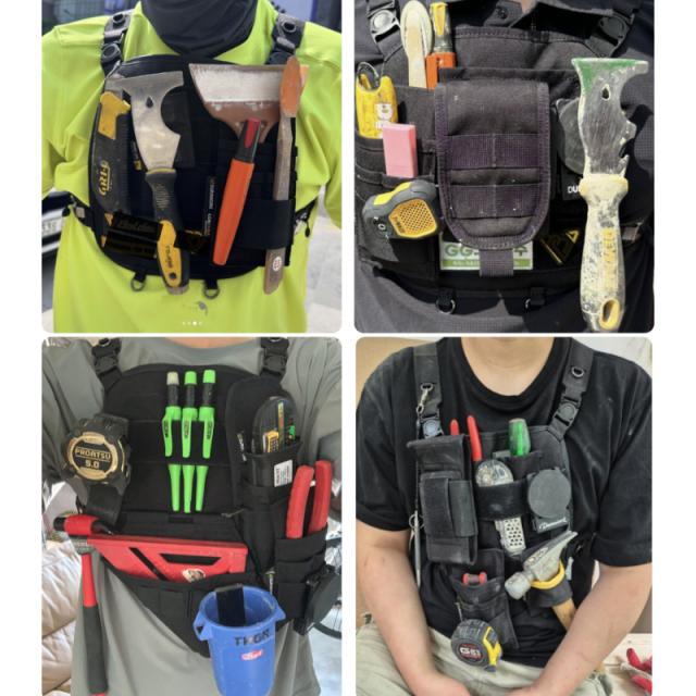 DURAWORK (デュラワーク) Dura102 チェストパネル FIDLOCKバックル付 ブラック_6