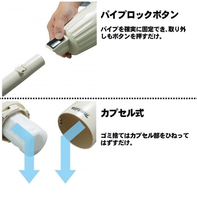 マキタ(makita) CL116DWI 充電式クリーナー(掃除機) 10.8V 内蔵式 2.0