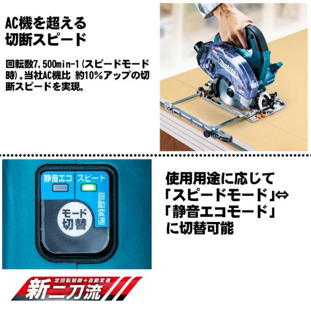 マキタ(makita) KS002GZ 125mm防じんマルノコ(ダストボックス仕様 