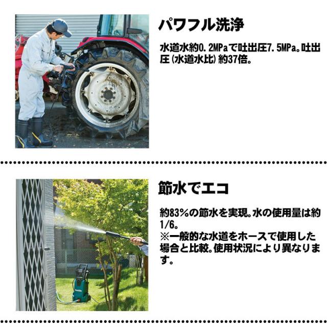 マキタ(makita) MHW0810 高圧洗浄機 AC100V (最大吐出水量:7L/min)_2