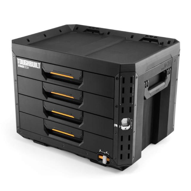 TOUGHBUILT(タフビルト) TB-B1-D-74 STACK TECH ４ドロワーボックス（サイドロック） 26,661円