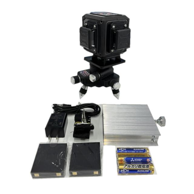 テクノ販売 ST-GS3B フルライン 3Dグリーンレーザー墨出し器 (ジンバル式・水平ライン下部)(三脚・受光器別売)_1