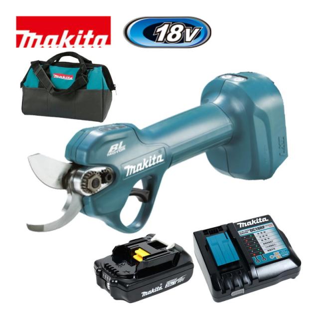 マキタ(makita) UP181DZ せん定ハサミ 18V (本体＋BL1820B×1個＋充電器＋トートバッグ)