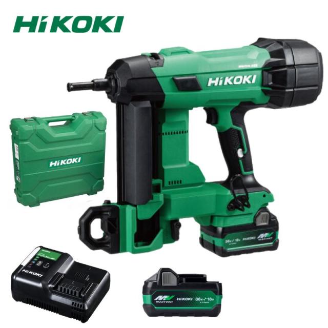 ハイコーキ（旧：日立工機） NC1840DA(2XPZ) コードレスコンクリート釘打機 18V セット品(本体・BSL36A18X ×2個・充電器)