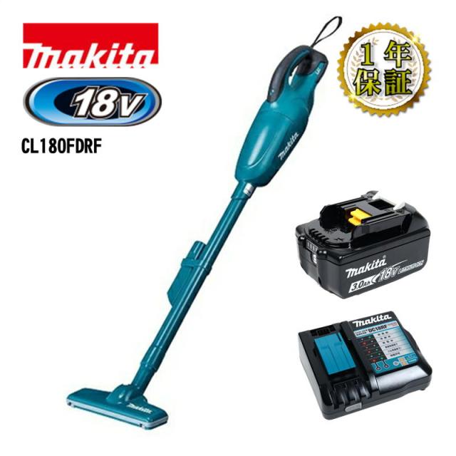マキタ(makita) CL180FDRF 充電式クリーナー(掃除機) 18V 青 セット品(本体・BL1830B×1個・充電器) (カプセル式・トリガスイッチ) コードレス