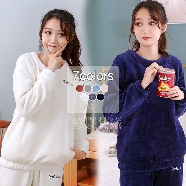 パジャマ ベロア レディース ルームウェア 長袖 部屋着 ベロア 上下セットアップ パジャマ ルームウェア 女性 大人 寝巻き 上下セット 秋の通販はau Pay マーケット Freedommarket