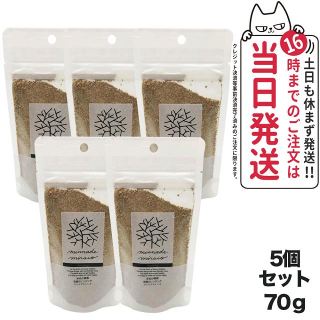 【5個セット】みんなでみらいを 米ぬか酵素 洗顔クレンジング 詰替パック 70g 無添加 minnademiraio / 米ヌカ / 酵素 / 洗顔 / クレンジング / メイク落とし / ウォータープルーフ / W洗顔不要 / 洗顔料 / 洗顔フォーム / スキンケアの通販は 6,525円