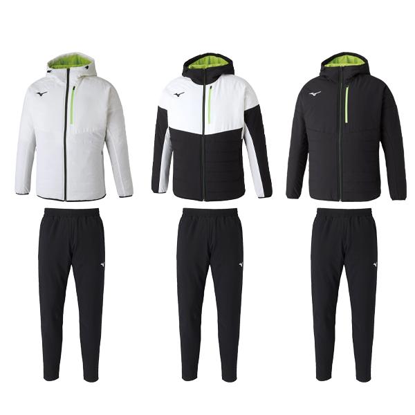 ミズノ mizuno スイム トレーニングウェア 上下 サーマルチャージ ウォーマージャケット パンツ N2JCA000 N2JDA000の通販は