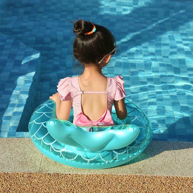 浮き輪 子供用 人魚 マーメイド キッズ フロート かわいい 背もたれ付 ピンク ブルー 男の子 女の子 兼用の通販はau Pay マーケット Shopdelicious