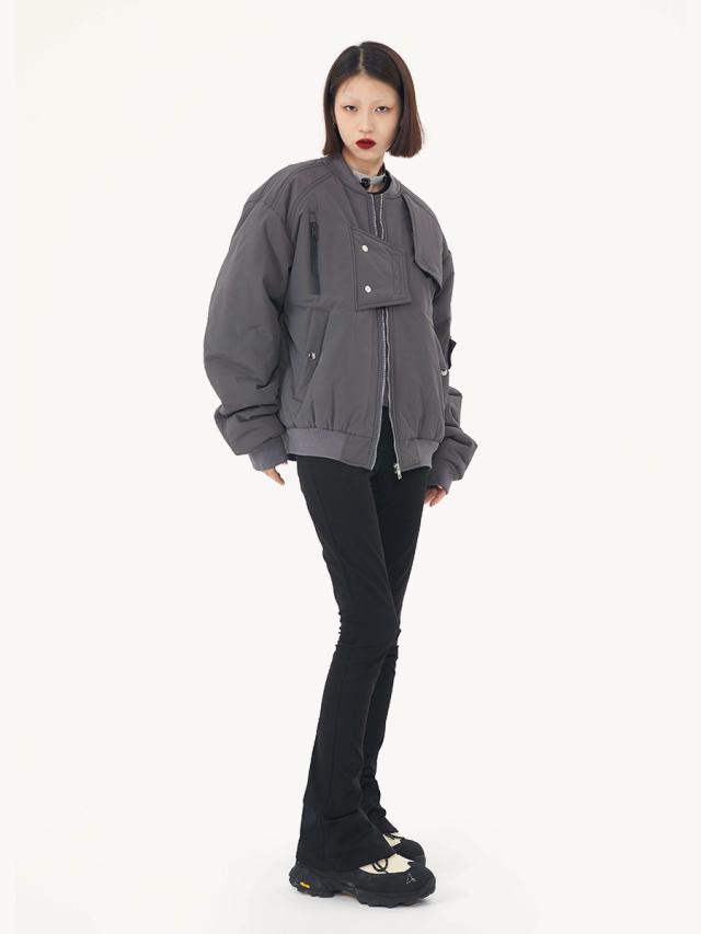 MADEEXTREME メイドエクストリーム 冬 ストリート ジャケット パイロット パッド入り ジャケット 厚め 男女兼用 新作ジャケット MADEEXTREME メイドエクストリーム 冬 ストリート ジャケット