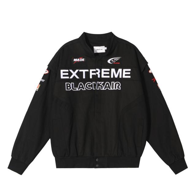 MADEEXTREME メイドエクストリーム アメリカン ストリート レトロ 刺繍 文字 ナショナルタイド モーター レーシング ジャケット 男女兼用の通販は