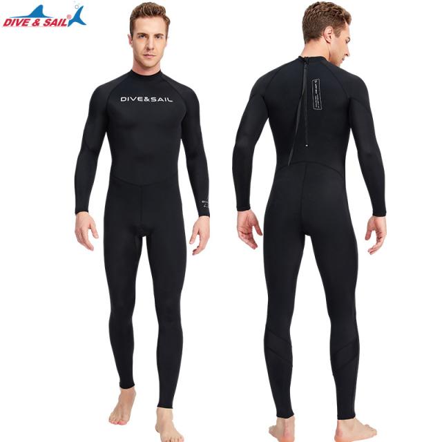 DIVE&SAIL ウェットスーツ メンズ ワンピース 薄手 3mm 速乾
