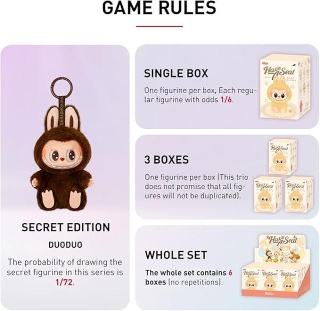 POP MART THE MONSTERS Have a Seat ぬいぐるみ 【1ピース】シリーズ