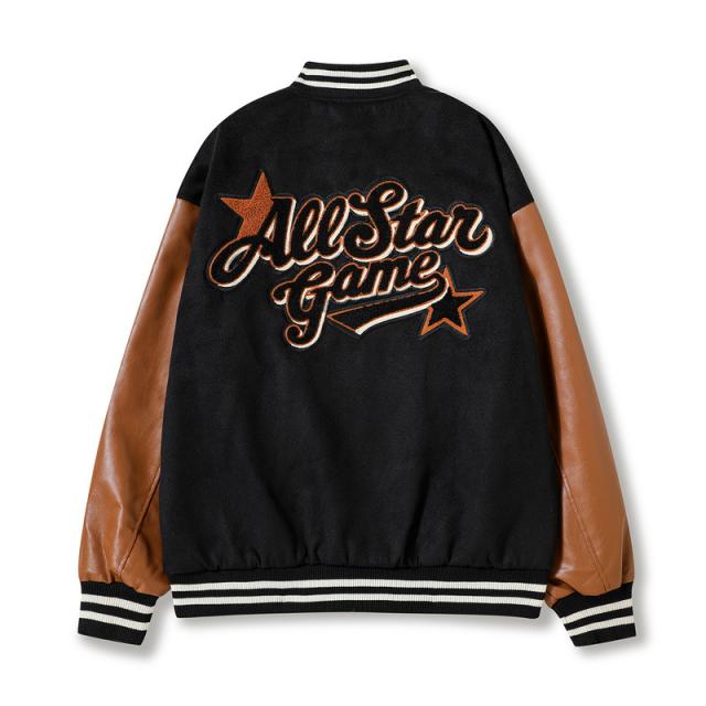 アメリカン ハイストリート フライトジャケット ユニセックス ベースボール ジャンバー カジュアル ブルゾン アメリカン ハイストリート フライトジャケット ユニセックス ベース