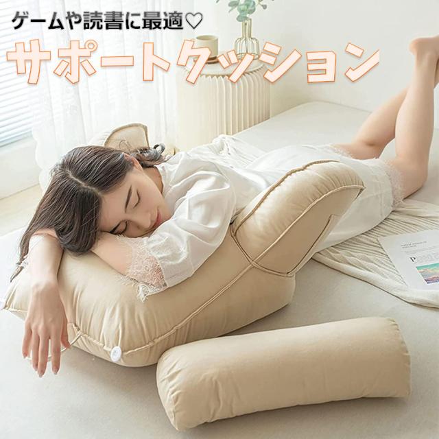 取り外し可能な腰部サポートクッション 読書枕 快適 ソフト オフィスチェア用 ヘッドレスト付き背もたれ すべてのシーズン 三角ヘッドボード読書枕、大型ウェッジクッション、取り外し可能な