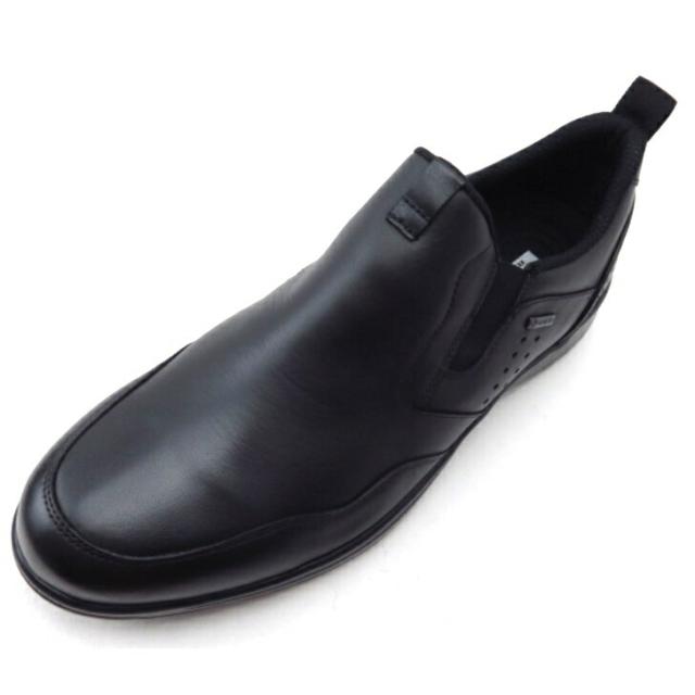 Madras WALK MW8016 ブラック メンズ ビジネス マドラスウォーク ゴアテックス スリッポン ゴアテックス 通気性 防水 夏 蒸れにくい 紐無し スニーカー ４Ｅ ベーシック 幅広 ゆったり_3