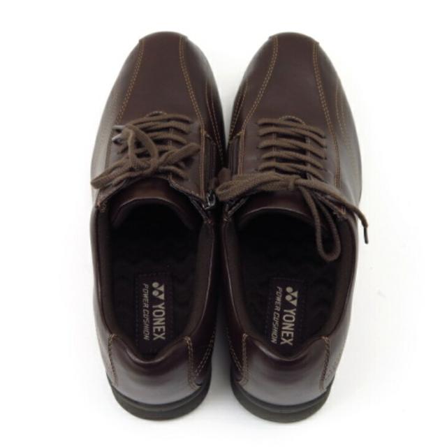 YONEX ヨネックス SHW-MC30 ダークブラウン(040)ズメン 紳士 パワークッション ウォーキングシューズ 通勤 ワイド 靴 幅広 歩きやすい 3.5E