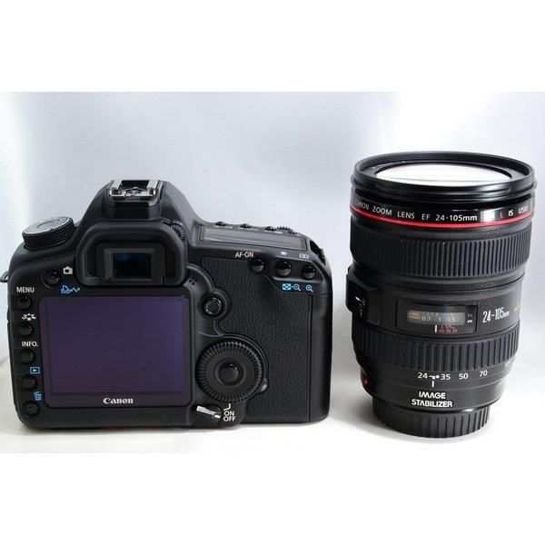 【中古】キヤノン Canon 5D Mark II 24-105mm F4L レンズセット 美品 ストラップ付