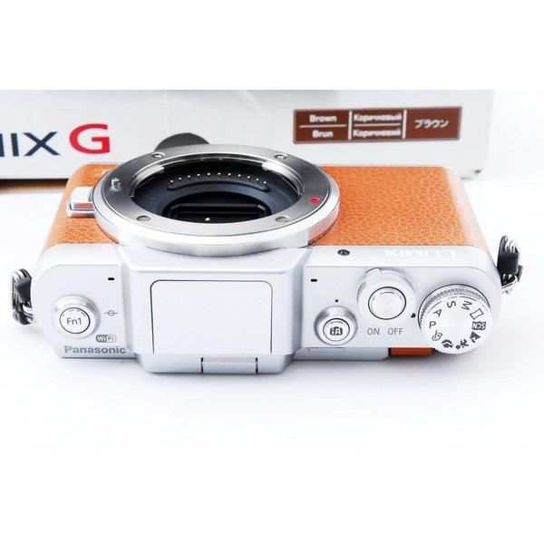 【中古】パナソニック Panasonic DMC-GF7 ブラウン レンズキット 美品 SDカード付き