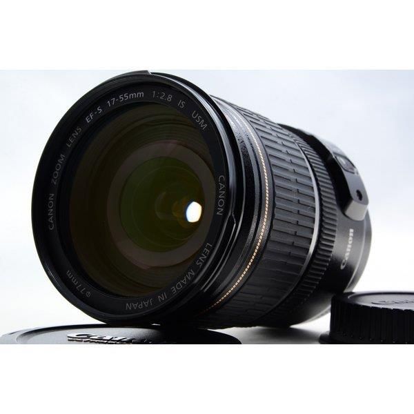 中古】キヤノン Canon EF-S 17-55mm f/2.8 IS USM 美品 標準ズームレンズ 
