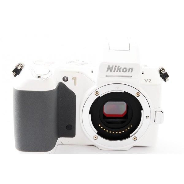 中古】ニコン Nikon V2 ホワイトレンズキット 美品 SDカード付きの通販 