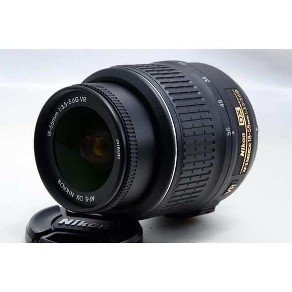 【中古】ニコン Nikon AF-S DX NIKKOR 18-55mm f/3.5-5.6 G VR 美品 望遠 ズーム 標準ズームレンズ